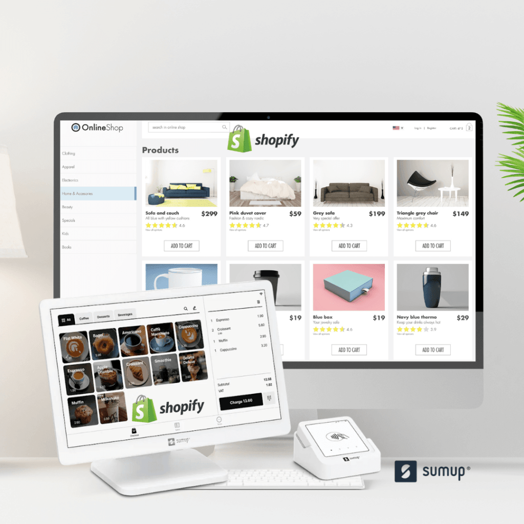 link sumup and shopify together (1080 x 1080 px)